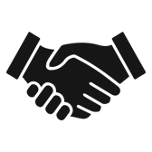 05331045aee2a8e5142775d30365b88e-handshake-silhouette-icon-by-vexels