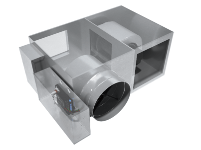 Fan Powered Air Terminal Unit - parallel arrangement 